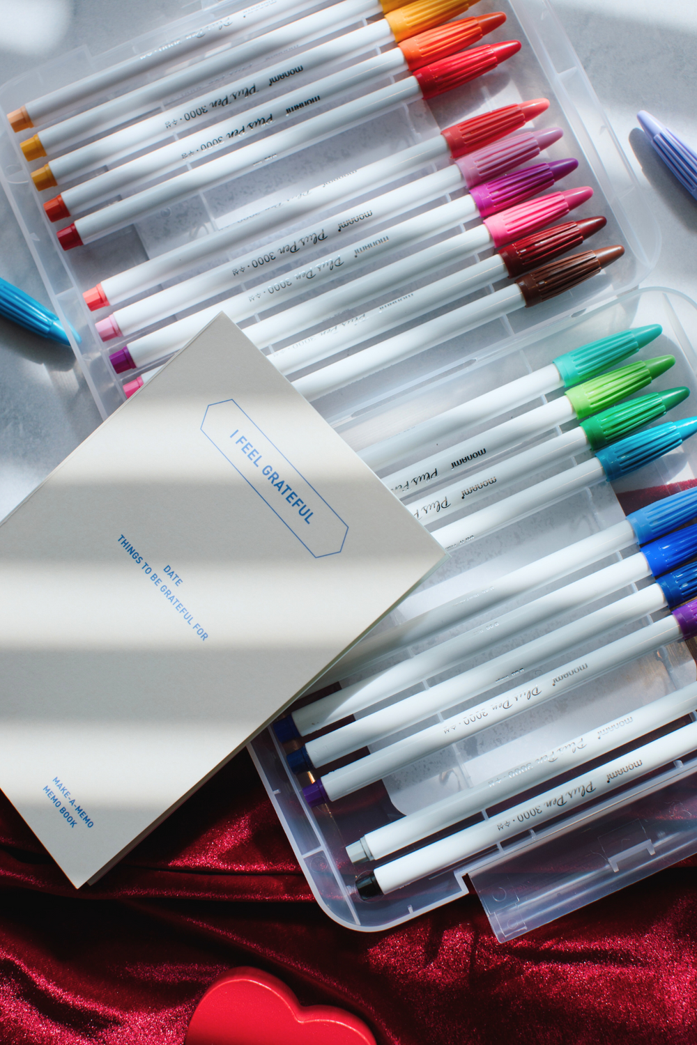 MONAMI -  Rollerball Plus Pen 3000, set de 24 piezas